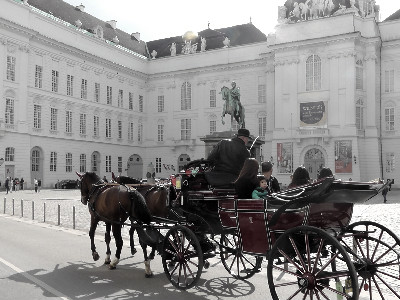 Wien Hofburg Kutsche