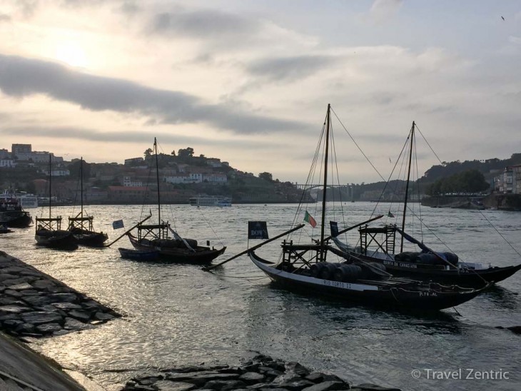Rabelos on river Douro Porto