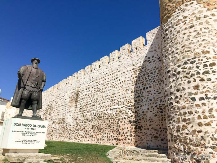Sines Statue of Vasco da Gama Fort