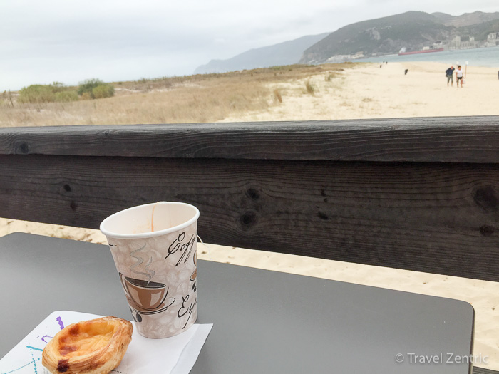 Troia beach pastel de nata tea Alentejo Portugal