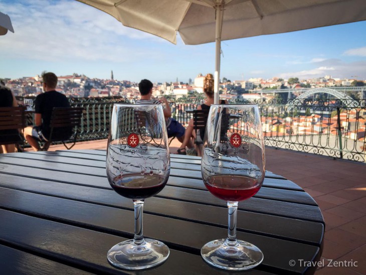 view porto bridge from taylor's terrace