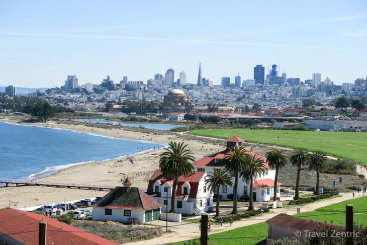 san francisco, downtown, view, usa