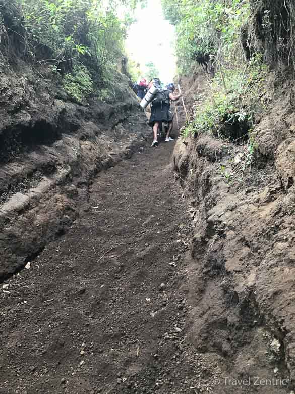 volcano acatenango hiking experiences route